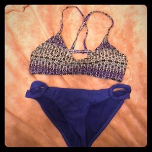 Blue bikini set